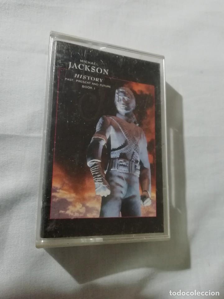 Casetes antiguos: Casete Michael Jackson history book 1 - Foto 1