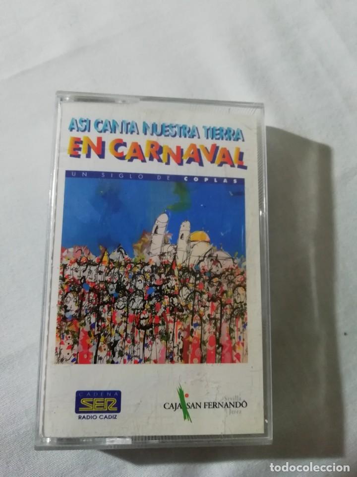 Casetes antiguos: Carnaval de C&aacute;diz casete as&iacute; canta nuestra tierra en carnaval