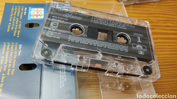 Casetes antiguos: Cinta de cassette de Status Quo &rdquo; Thirsty Work&rdquo; - Foto 3