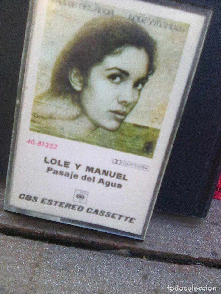 Casetes antiguos: Lole y Manuel - Pasaje Del Agua (CBS, 1976) - Foto 1