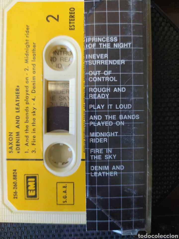 Casetes antiguos: Cassette Saxon - Foto 2