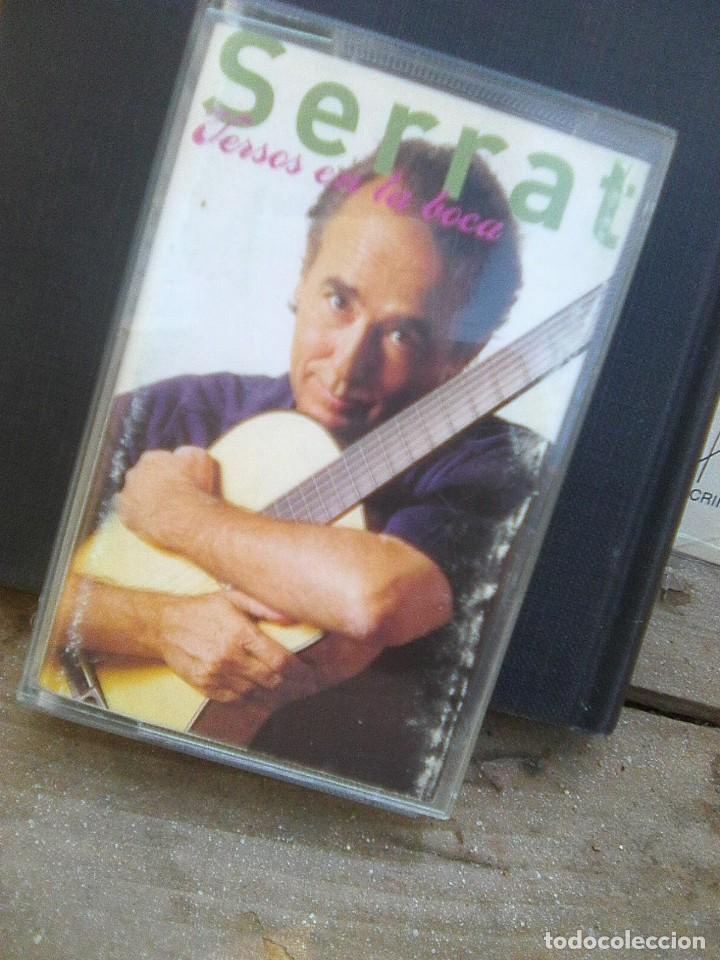 Casetes antiguos: Joan Manuel Serrat - Versos En La Boca (Ariola, 2002) - escasa - Foto 1