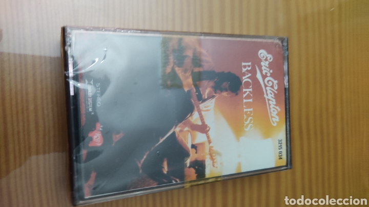Casetes antiguos: Precintado !! Cinta de cassette de Eric Clapton &rdquo; Backless &rdquo; edicion francesa de 1978 - Foto 1