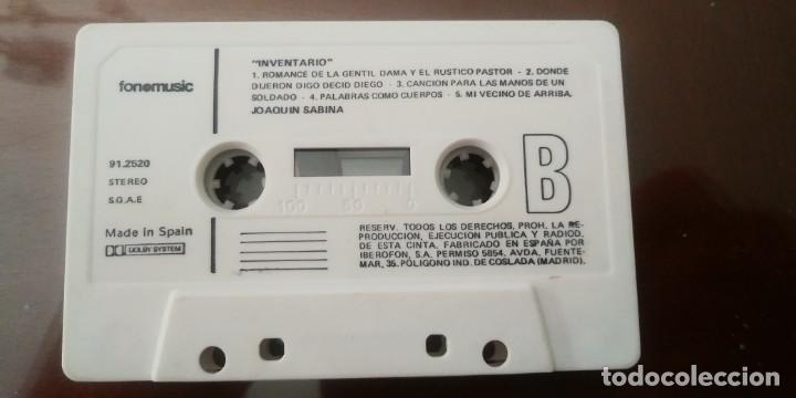 Casetes antiguos: Joaqu&iacute;n Sabina &ndash; Inventario - Foto 2