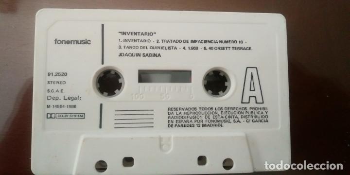 Casetes antiguos: Joaqu&iacute;n Sabina &ndash; Inventario - Foto 4