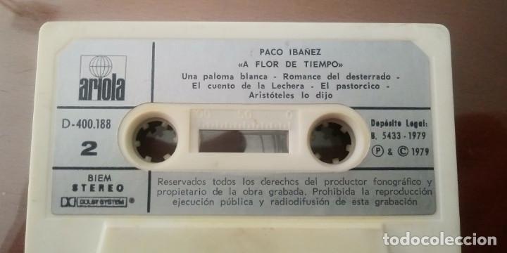 Casetes antiguos: A Flor De Tiempo - Paco Iba&ntilde;ez - Foto 2