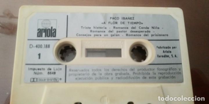 Casetes antiguos: A Flor De Tiempo - Paco Iba&ntilde;ez - Foto 3
