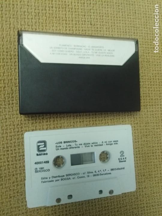 Casetes antiguos: Cinta Cassette Los Brincos. 14 Grandes Exitos - Foto 3