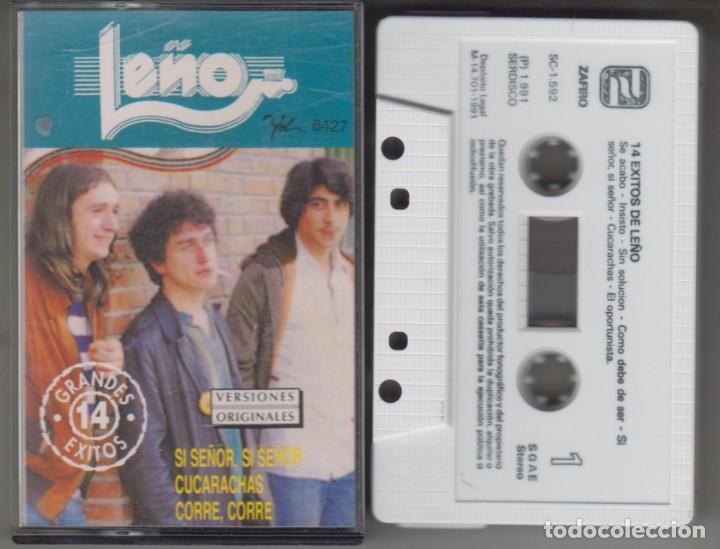 Casetes antiguos: Le&ntilde;o cassette 14 grandes &eacute;xitos 1991 - Foto 1