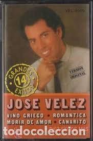 Casetes antiguos: Jos&eacute; Velez - 14 grandes exitos (RCA, 1990) - Foto 1