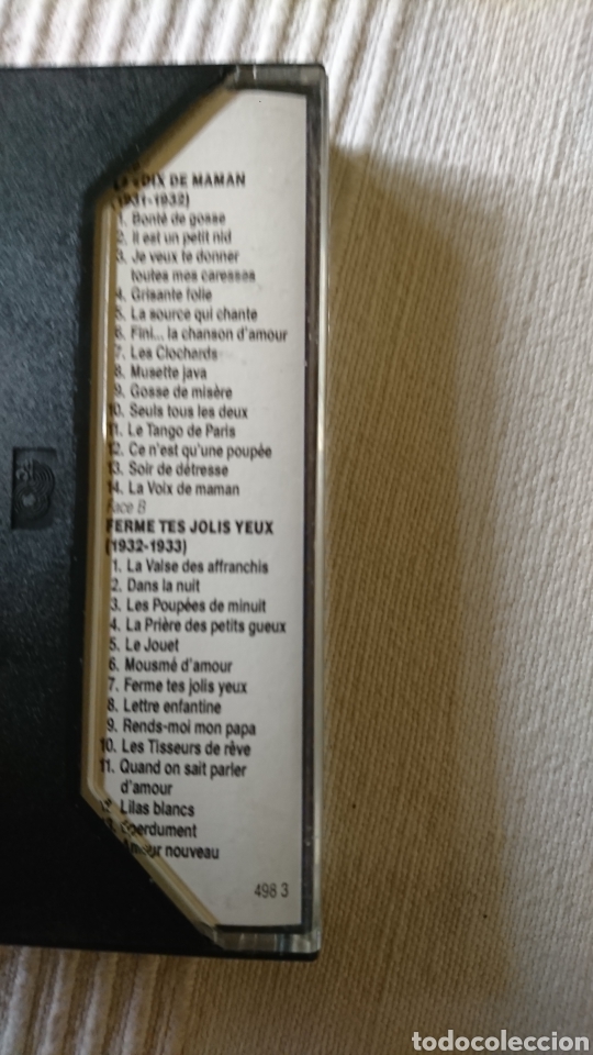 Casetes antiguos: Berthe Sylva - colecci&oacute;n cassette - Foto 5
