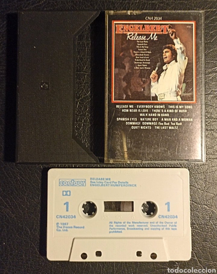 Casetes antiguos: CINTA CASSETTE ENGELBERT - RELEASE ME - 1967 - Foto 1