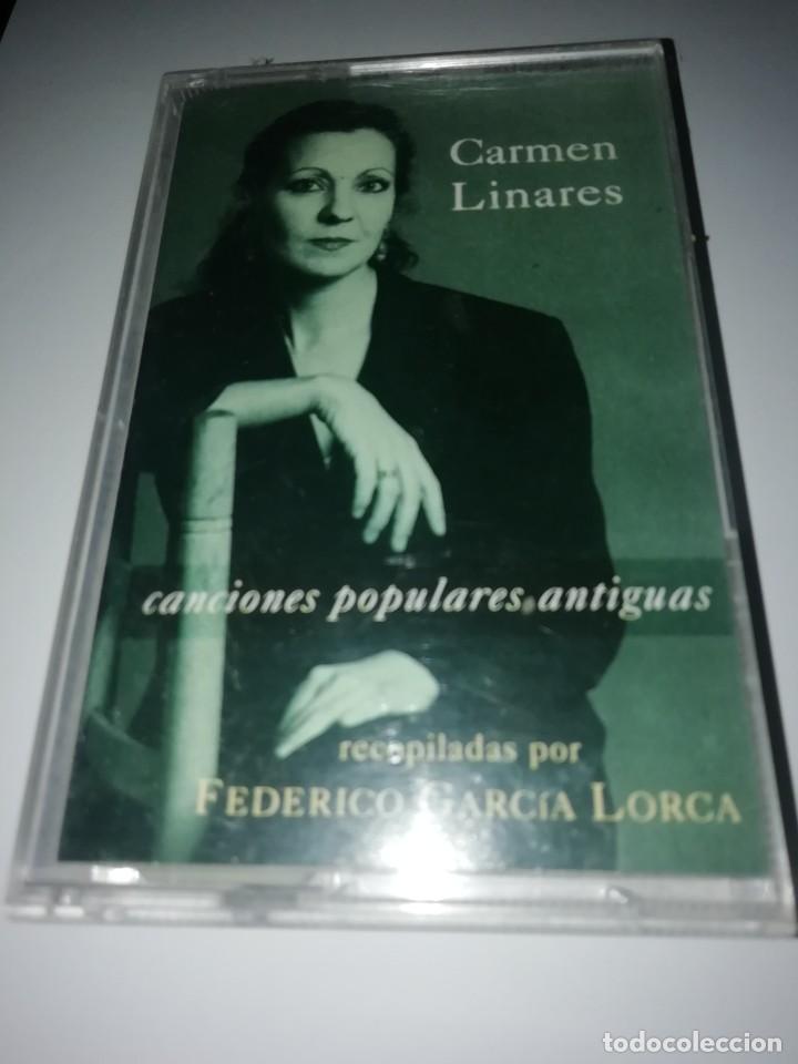 Cassetes antigas: Casete carmen linares canciones populares antiguas