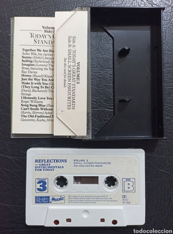 Casetes antiguos: CINTA CASSETTE REFLECTIONS - GREAT INSTRUMENTALS FOR TODAY - Foto 2