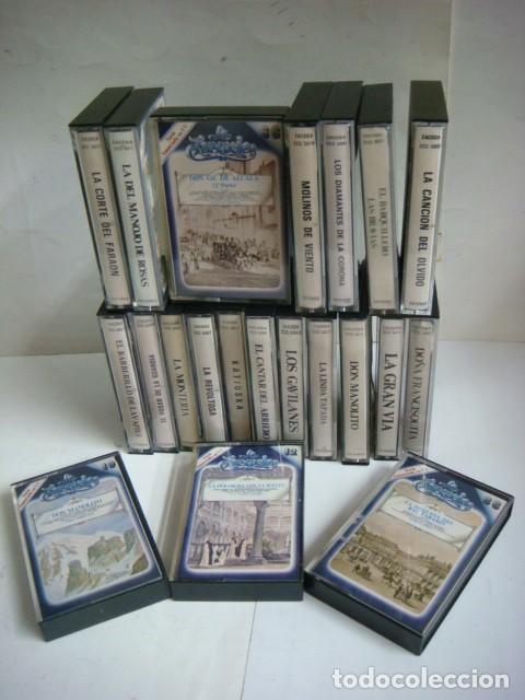Casetes antiguos: CASSETTE LOTE DE 20 CINTAS DE LA ZARZUELA,CAJ-N&ordm;-61
