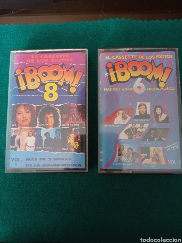 Casetes antiguos: DOS CASETES EL CASSETTE DE LOS EXITOS !BOOM ! , COMPROBADOS - Foto 1