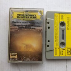Cassette antiche: TCHAIKOVSKY 1812 OVERTURE CAPRICCIO ITALIAN MARCHE SLAVE CHICAGO BARENBOIM CINTA CASETE KREATEN