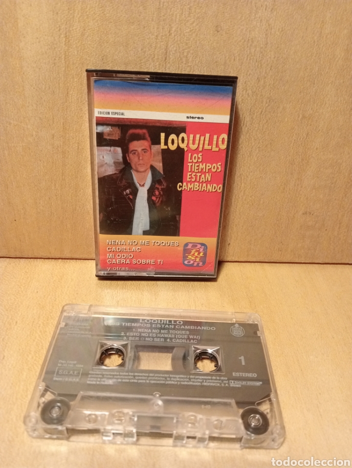 Casetes antiguos: Loquillo.Los tiempos est&aacute;n cambiando. - Foto 1