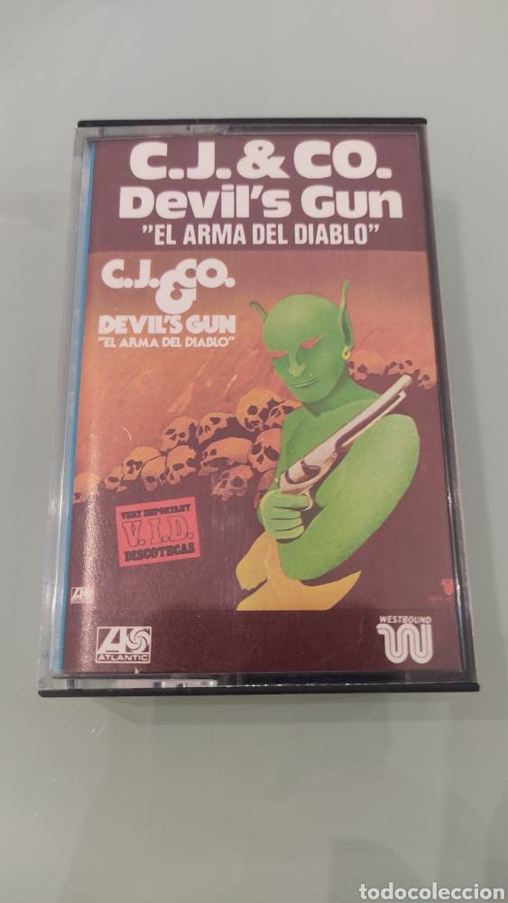 Casetes antiguos: Rara !! Cinta de cassette de C.J. & CO. &rdquo; Devils Gun &rdquo; ( El Arma Del Diablo) - Foto 2