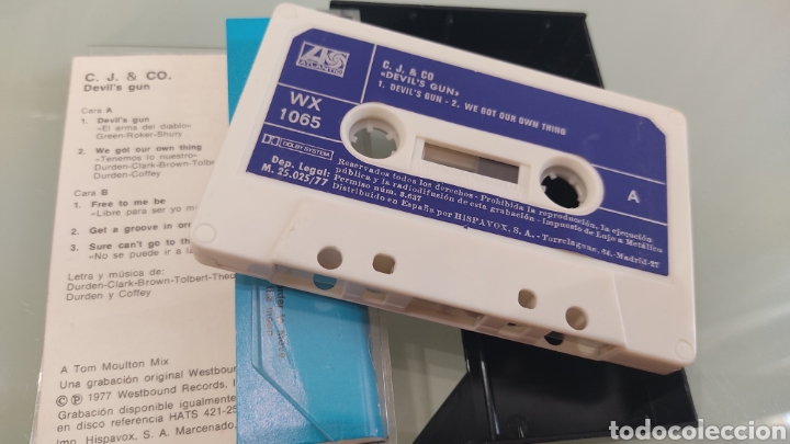 Casetes antiguos: Rara !! Cinta de cassette de C.J. & CO. &rdquo; Devils Gun &rdquo; ( El Arma Del Diablo) - Foto 4