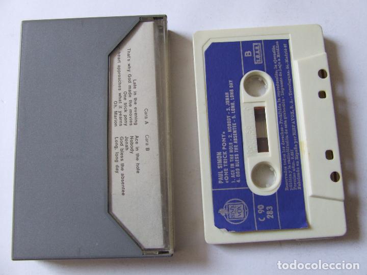 Casetes antiguos: CINTA CASETE PAUL SIMON ONE-TRICK PONY - Foto 2