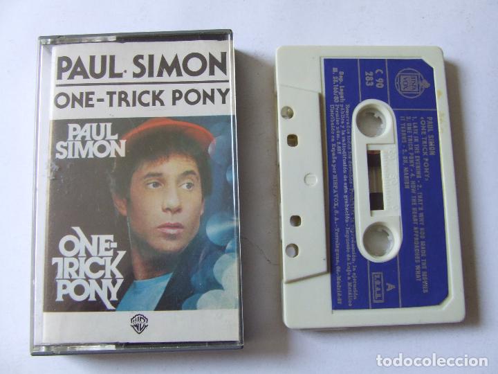 Casetes antiguos: CINTA CASETE PAUL SIMON ONE-TRICK PONY - Foto 1