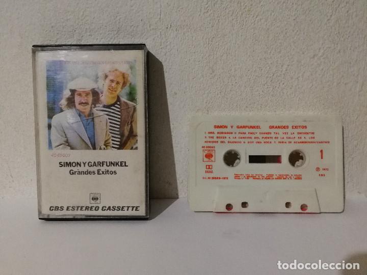 Casetes antiguos: CASETE ORIGINAL - SIMON AND Y GARFUNKEL - GRANDES EXITOS - Foto 1