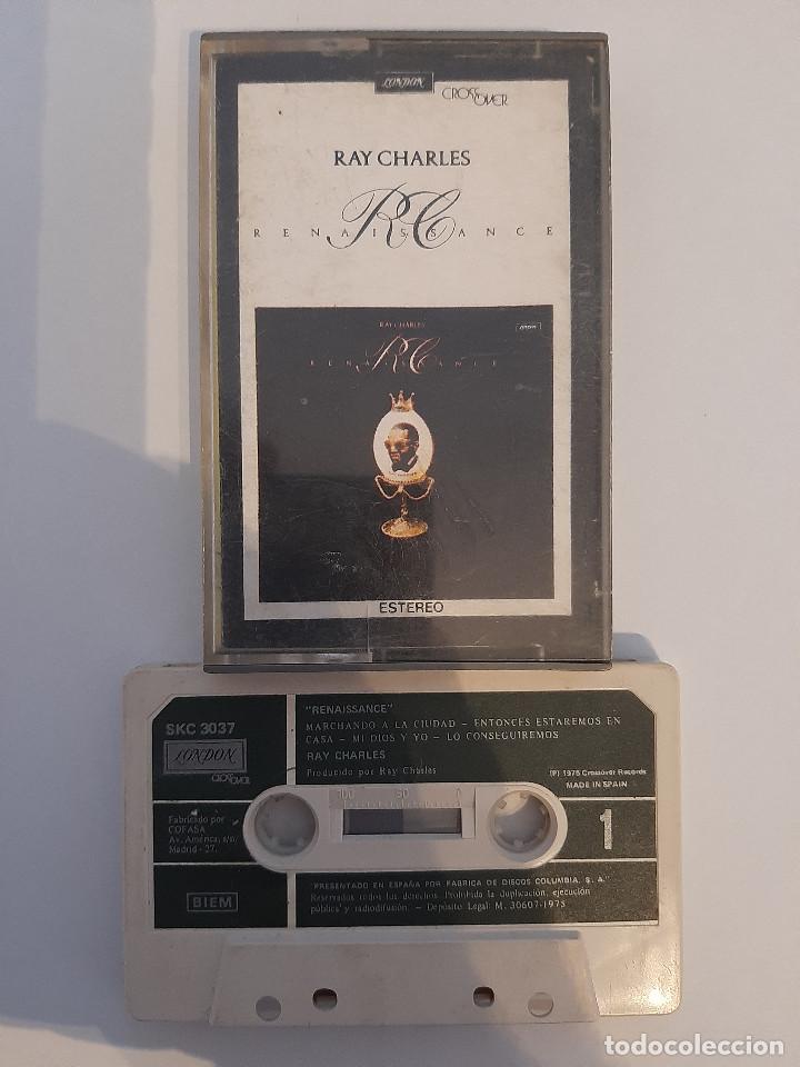 Casetes antiguos: RAY CHARLES &rdquo;RENAISANCE&rdquo; CASSETTE - Foto 1