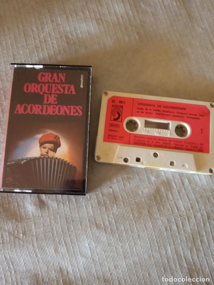 Casetes antiguos: GRAN ORQUESTA DE ACORDEONES CASET - Foto 1