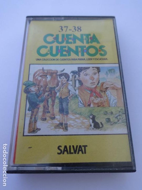 Casetes antiguos: CUENTA CUENTOS CUENTACUENTOS 37-38 SALVAT CAJA VAC&Iacute;A