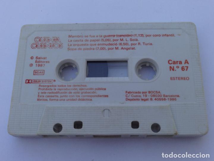 Casetes antiguos: CUENTA CUENTOS CUENTACUENTOS 67-68 SALVAT S&Oacute;LO CINTA