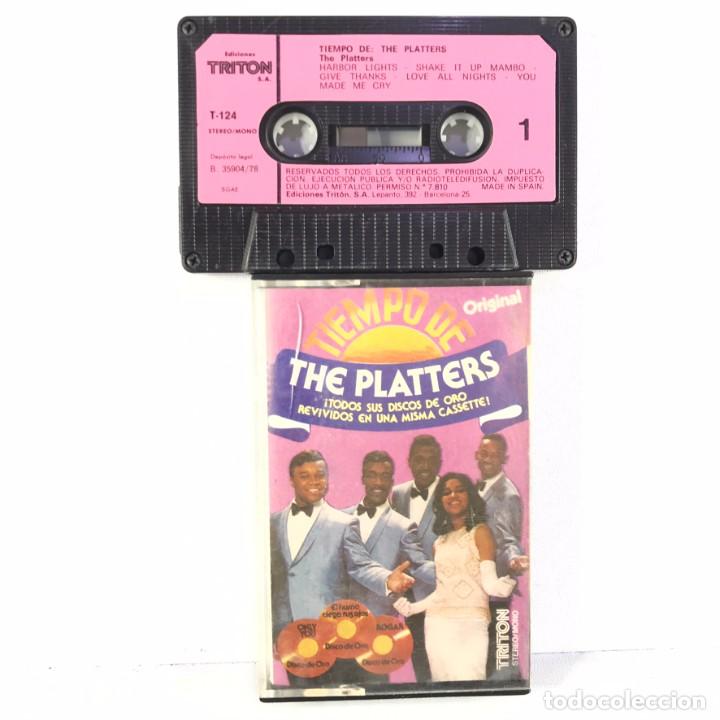 Casetes antiguos: TIEMPO DE: THE PLATTERS - Cassette, Compilation, Reissue - Foto 1
