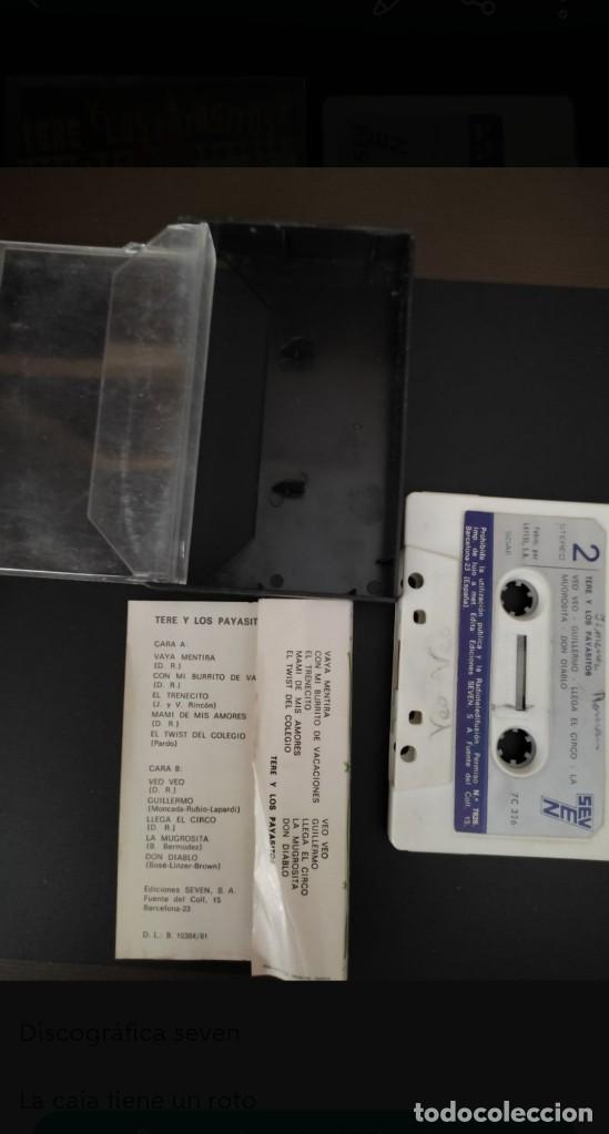 Casetes antiguos: CASSETTE TERE Y LOS PAYASITOS - Foto 2