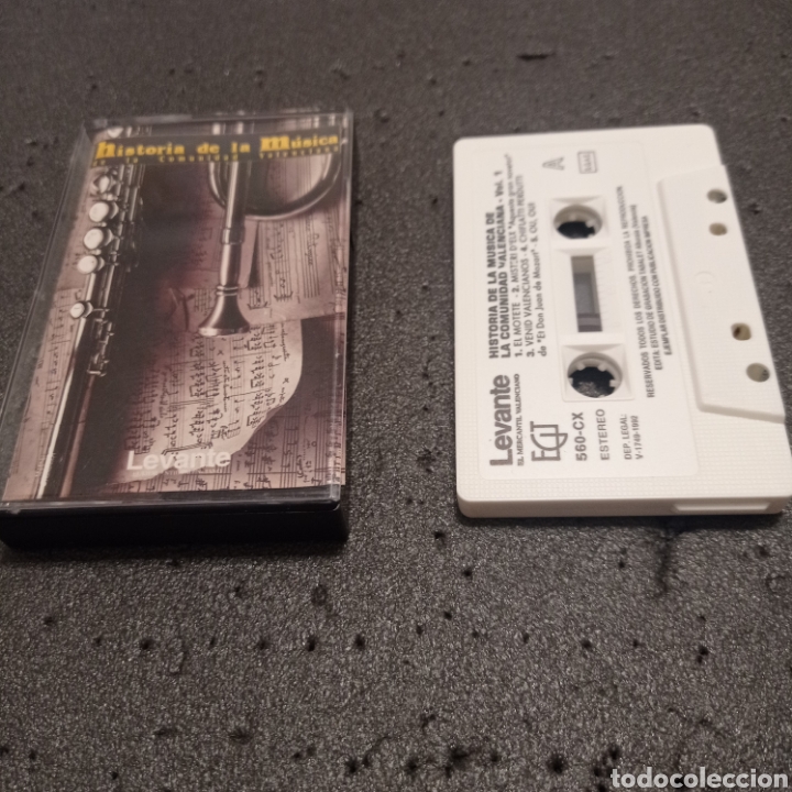 Cassetes antigas: CINTA CASSETTE HISTORIA DE LA M&Uacute;SICA DE LA COMUNIDAD VALENCIANA