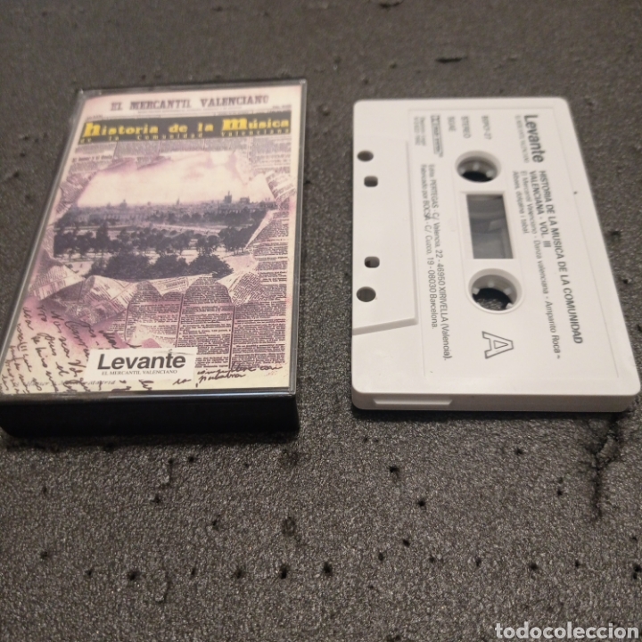 Cassetes antigas: CINTA CASSETTE HISTORIA DE LA M&Uacute;SICA DE LA COMUNIDAD VALENCIANA