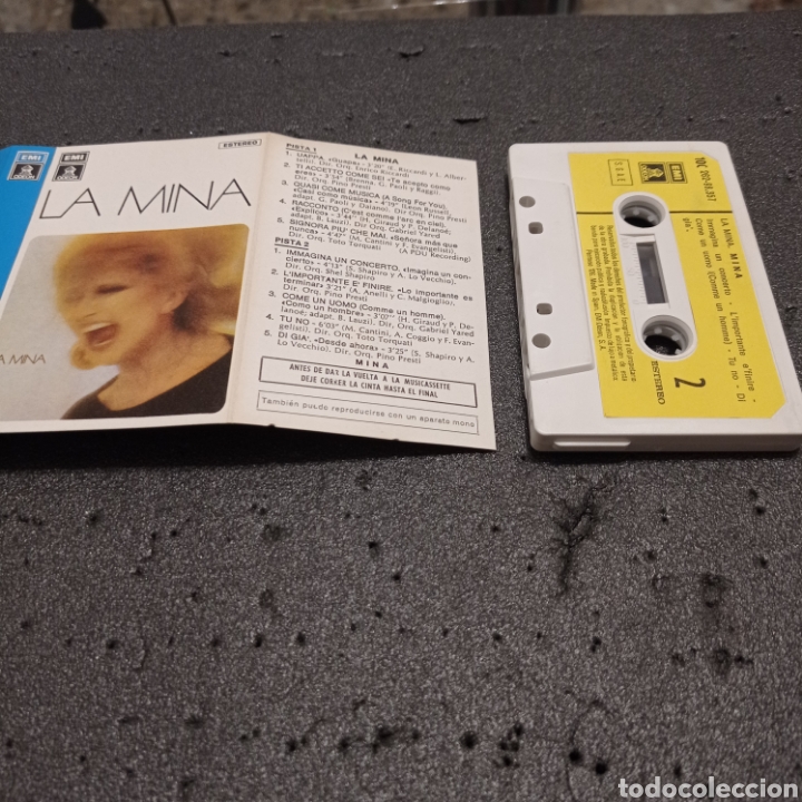 Casetes antiguos: CINTA CASSETTE MINA - &rdquo;LA MINA&rdquo; - Foto 2