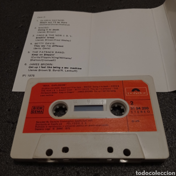 Casetes antiguos: CINTA CASSETTE SOUL EXPLOSION - Foto 3