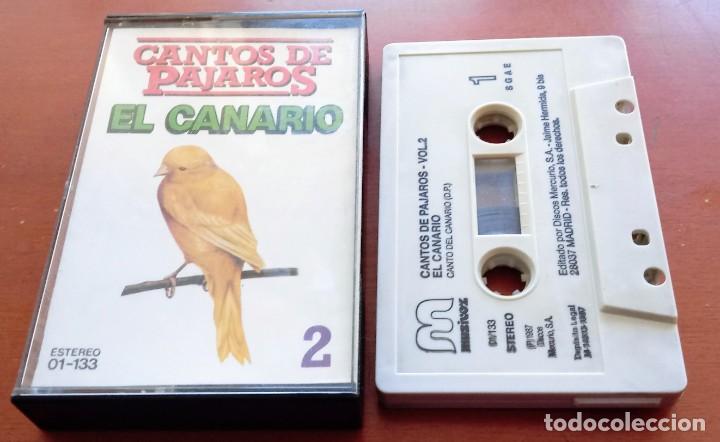 Casetes antiguos: CINTA casete a&ntilde;os 80 cantos de p&aacute;jaros: EL CANARIO 2