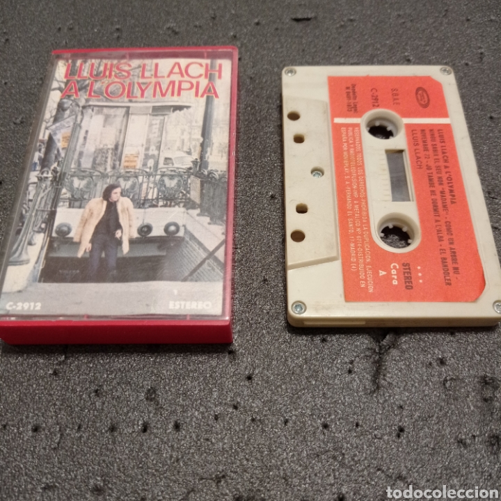 Casetes antiguos: CINTA CASSETTE LLUIS LLACH &rdquo;A lOlympia&rdquo; - Foto 1