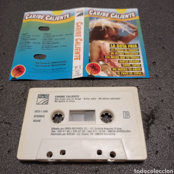 Casetes antiguos: CINTA CASSETTE CARIBE CALIENTE - Foto 2