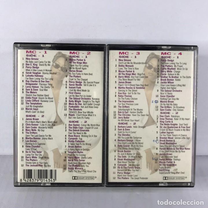 Casetes antiguos: Various &ndash; Los 100 Mayores &Eacute;xitos Del Soul ● Arcade ● 4XCASSETTE - Foto 2