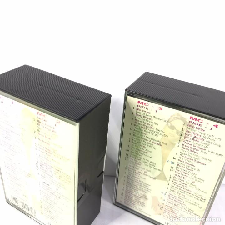 Casetes antiguos: Various &ndash; Los 100 Mayores &Eacute;xitos Del Soul ● Arcade ● 4XCASSETTE - Foto 3
