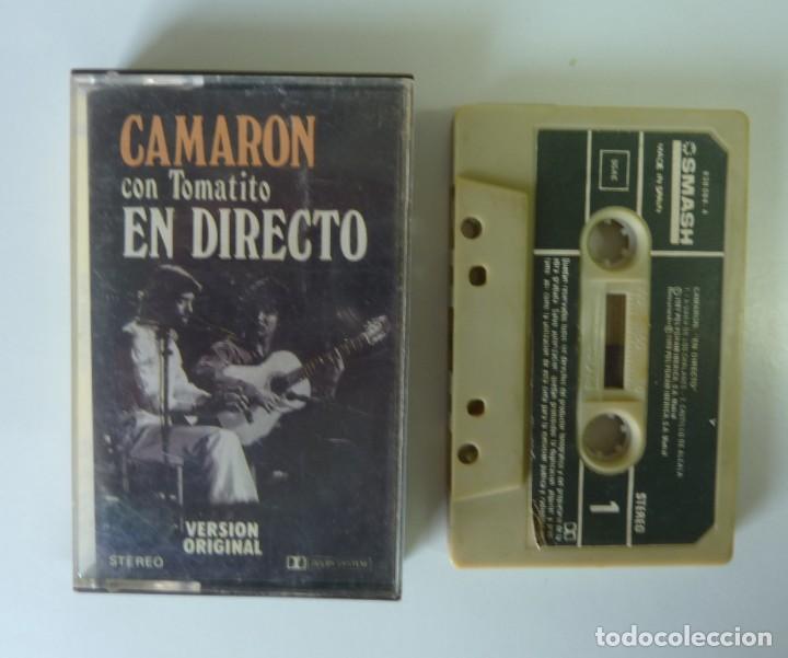 Casetes antiguos: CAMARON // EN DIRECTO // 1989 // CASETE - Foto 1