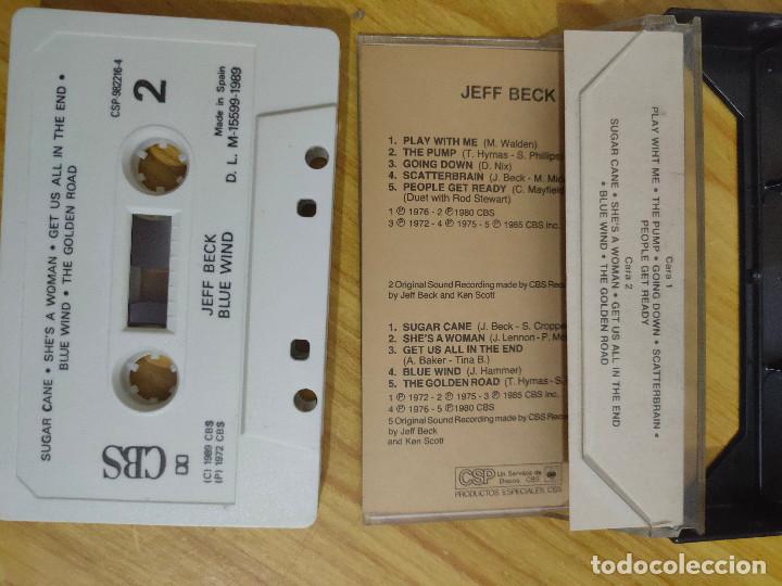Casetes antiguos: Blue wind (Jeff Beck, 1981) cassette - Foto 3