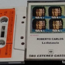 Casetes antiguos: CASETE CINTA CASSETTE ( ROBERTO CARLOS - LA DISTANCIA ) 1974 CBS. Lote 362667360
