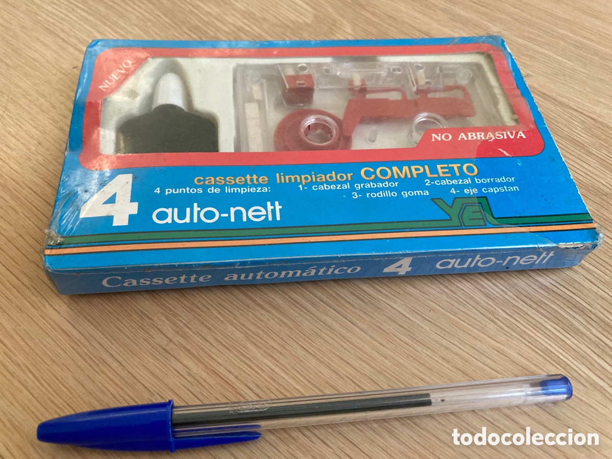 Casetes antiguos: Kit de limpieza 4 AUTO-NETT YEL. - Foto 3