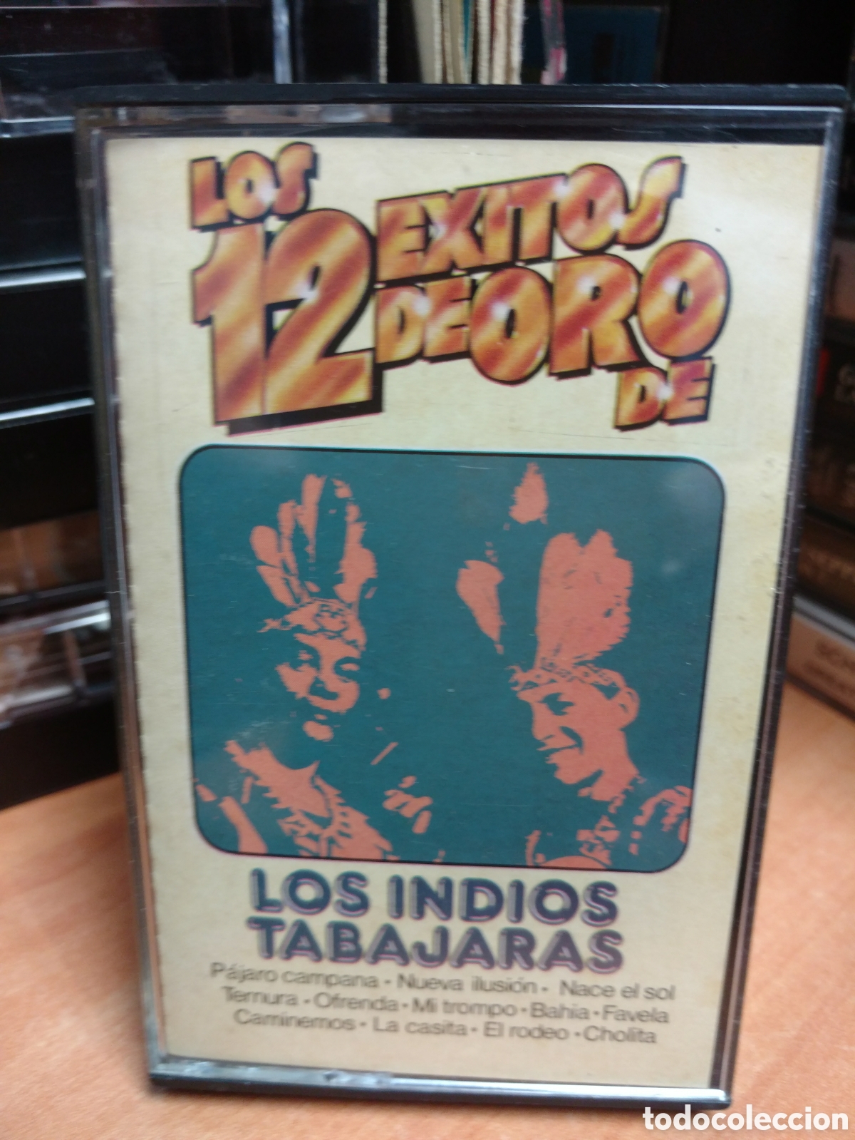 Casetes antiguos: Los Indios Tabajaras - Los 12 exitos de oro de Los Indios Tabajaras (Cass, Album) - Foto 1