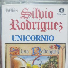 Casetes antiguos: SILVIO RODRÍGUEZ - UNICORNIO - CANTANTE CUBANO - RARA EDICIÓN FONOMUSIC - 1986. Lote 363601095