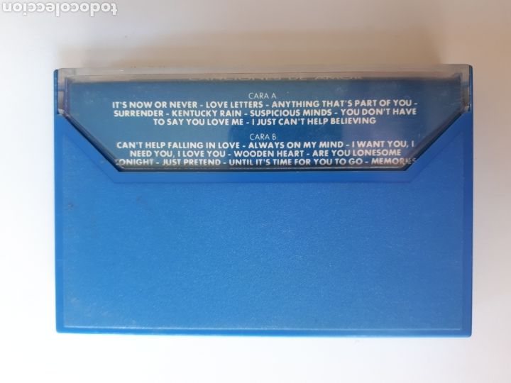 Casetes antiguos: ELVIS,CANCIONES DE AMOR,a&ntilde;o1979 - Foto 2