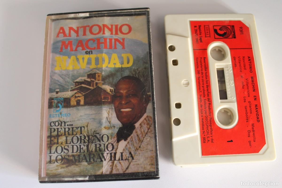 Casetes antiguos: ANTONIO MACHIN EN NAVIDAD CASETE - Foto 1